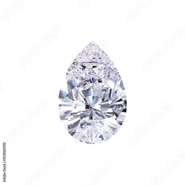 Obraz pear cut diamond