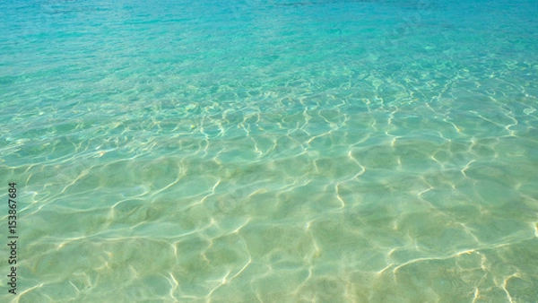 Fototapeta Ocean wave, Texture on water, aqua Background.