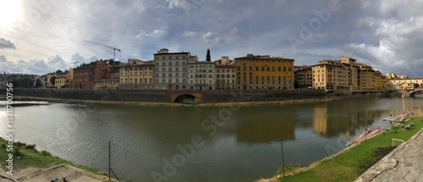 Fototapeta arno river in florence
