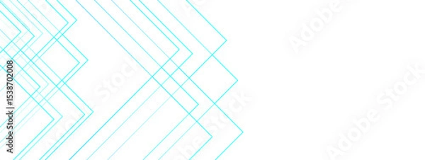 Fototapeta Abstract minimalistic background featuring a series of thin, overlapping geometric lines forming angular chevron and zigzag shapes. Subtle, futuristic, and modern aesthetic.