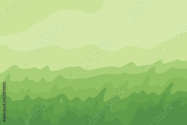 Fototapeta Soft Pastel Green Blurred Grass Landscape Background. Abstract Nature Scene, Gentle Spring Fresh Field, Calm Meadow Texture, Natural Eco Backdrop, Tranquil Environment Design Element