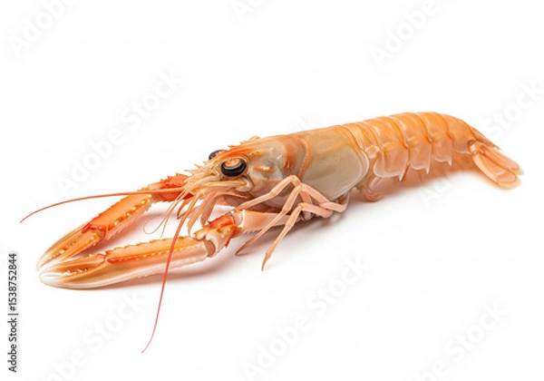 Fototapeta langoustine isolée