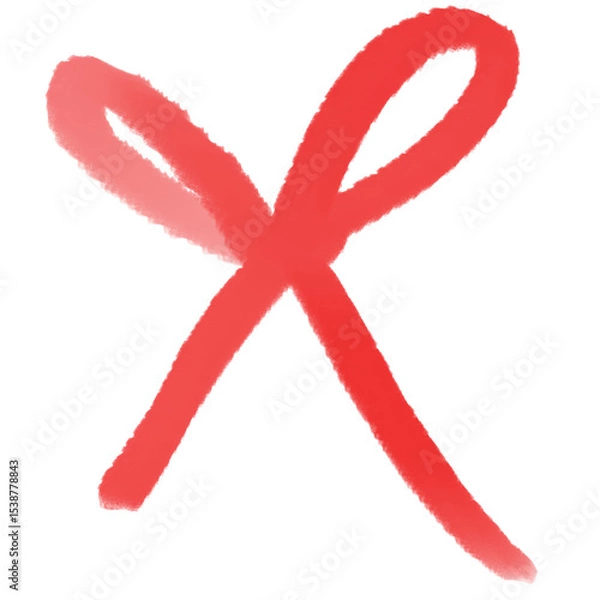 Obraz red ribbon