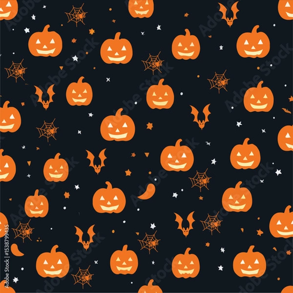 Fototapeta halloween seamless pattern