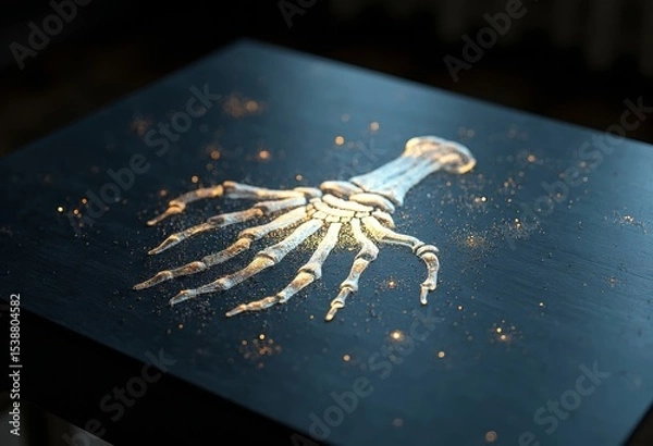 Fototapeta Shining Bone Art