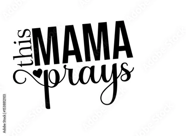 Obraz MAMA PRAYS 