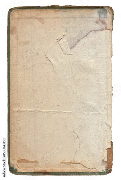 Obraz Vintage background of old ancient torn paper texture isolated