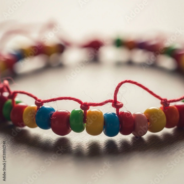 Obraz Pulsera de Cuentas Hecha a Mano