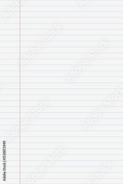 Obraz Blank white notepaper design
