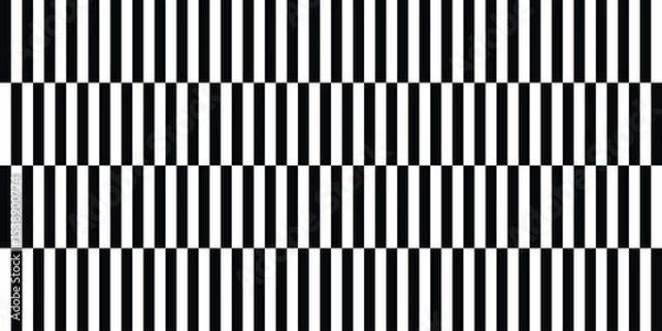 Fototapeta Abstract seamless pattern of stripes in a weave. Vector illustration.