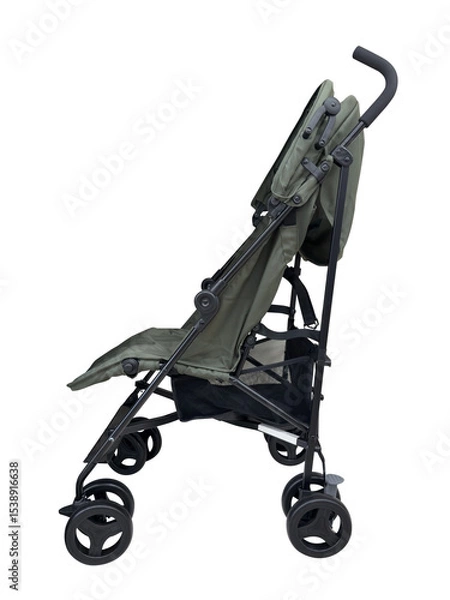 Obraz baby stroller isolated on white background