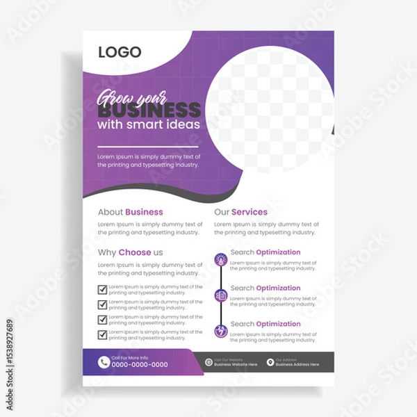 Obraz Business flyer Design