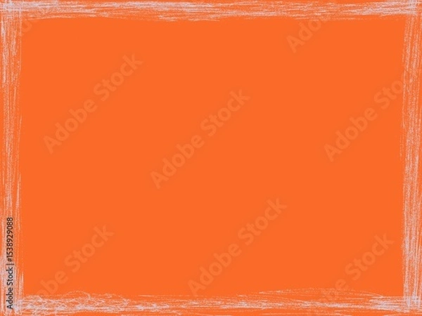 Obraz white frame with orange background