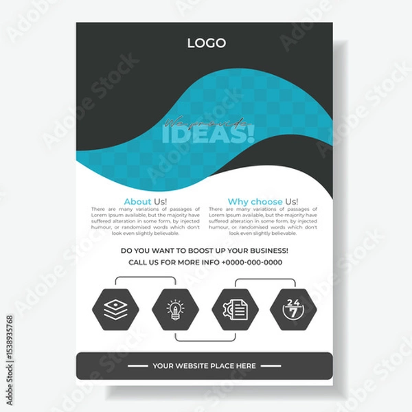 Obraz Business flyer Design