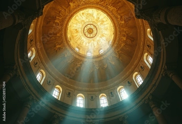 Fototapeta The Light and Shadow Art of Sacred Space