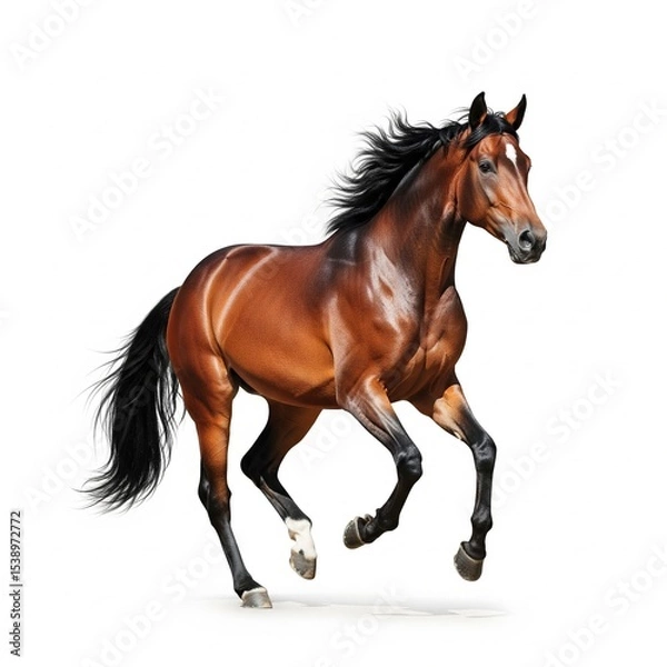 Obraz horse isolated on white