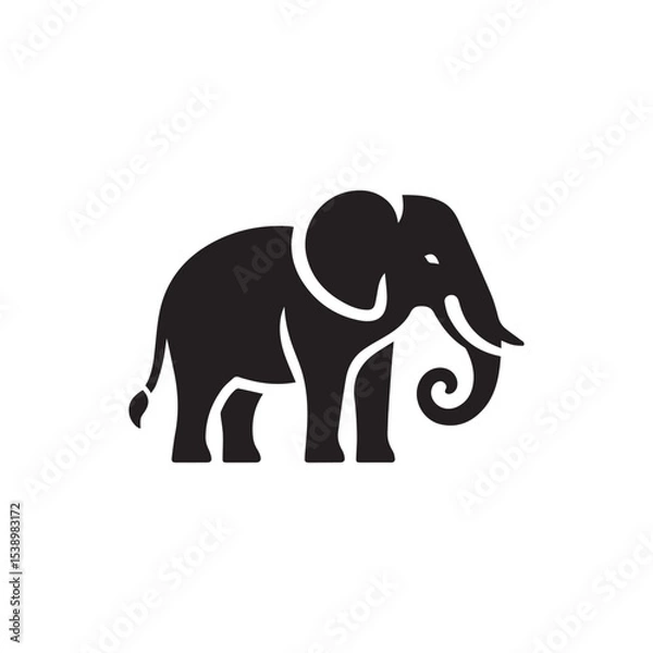 Obraz  elephant silhouette