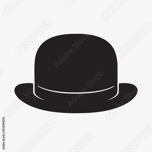 Obraz Silhouette of a weathered cowboy hat resting on a rustic wooden fence post. Set against a dramatic, dusty prairie sunset with fiery orange and deep red colors. Wide angle landscape, western theme, cin