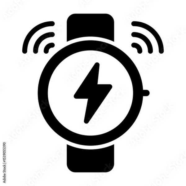 Obraz Smartwatch Charger Vector Icon