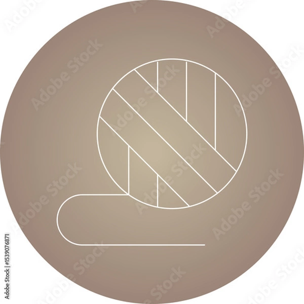 Obraz Thread single icon vector illustration