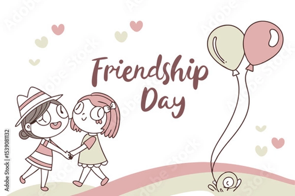 Fototapeta Cute handwritten doodle font with fun alphabet design