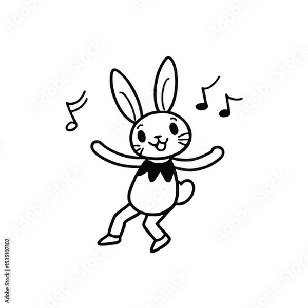 Fototapeta easter bunny with egg