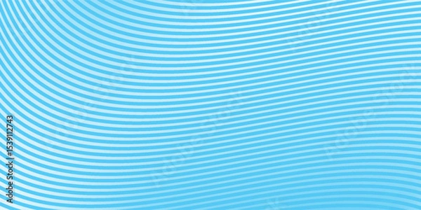 Fototapeta Blue wave line pattern abstract background for backdrop or fabric style