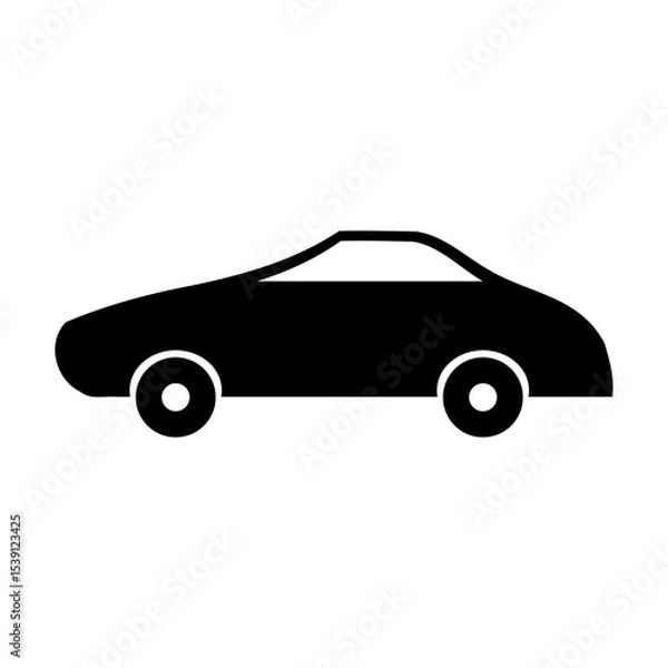 Obraz Car icon on white background. Vector illustration.