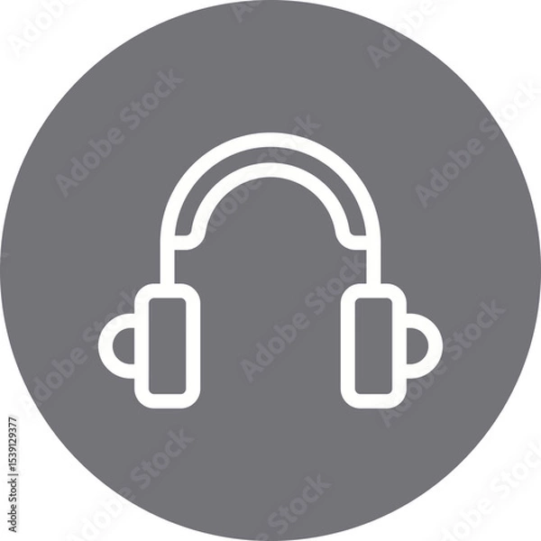 Fototapeta Megaphone single icon vector illustration