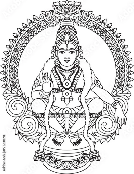 Fototapeta Swami ayyappa