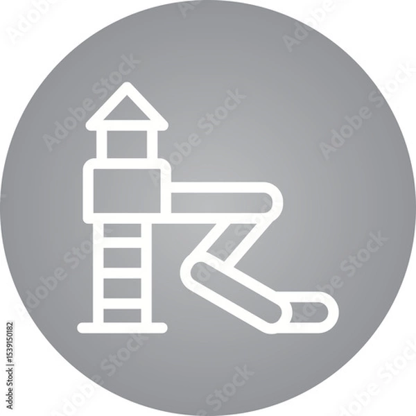 Fototapeta Slide single icon vector illustration