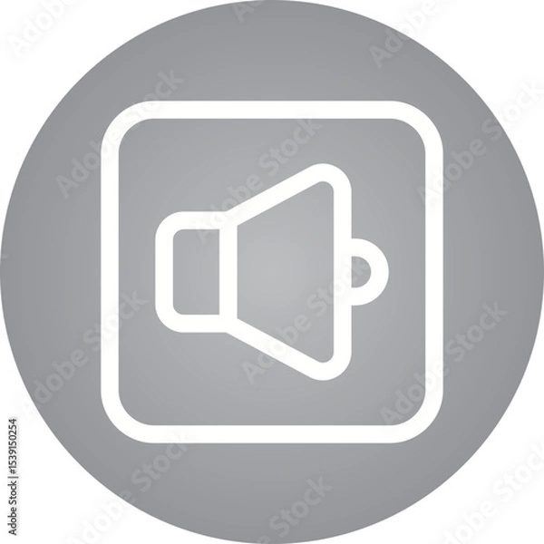 Fototapeta Volume single icon vector illustration