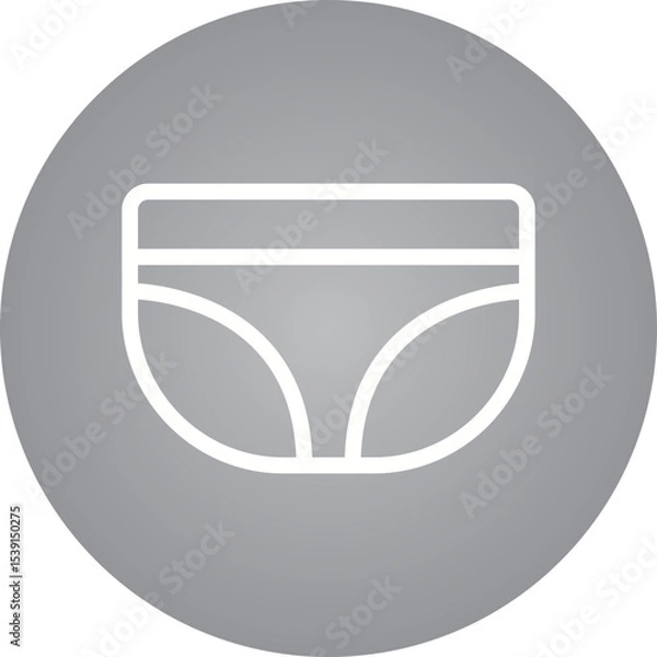 Fototapeta Underwear single icon vector illustration
