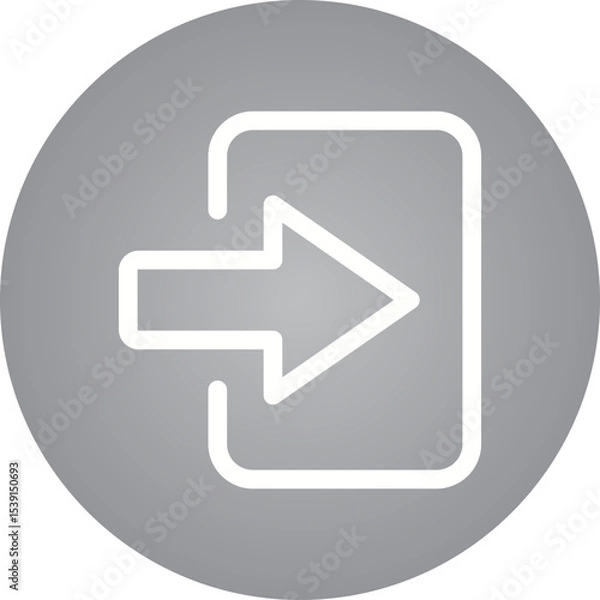 Fototapeta Enter single icon vector illustration