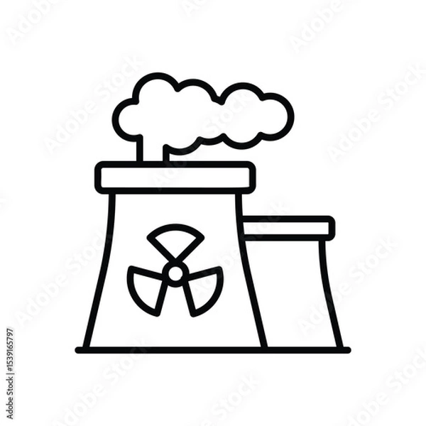 Fototapeta Factory icon vector