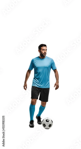 Fototapeta A soccer player man 3