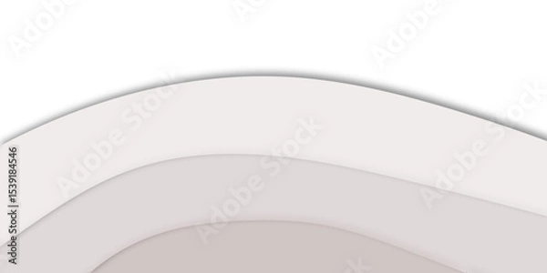 Obraz "Abstract pink waves background with layered soft beige elegant, 3D paper cut style. Minimalist modern design ideal for presentations, websites, posters, or branding visuals"
