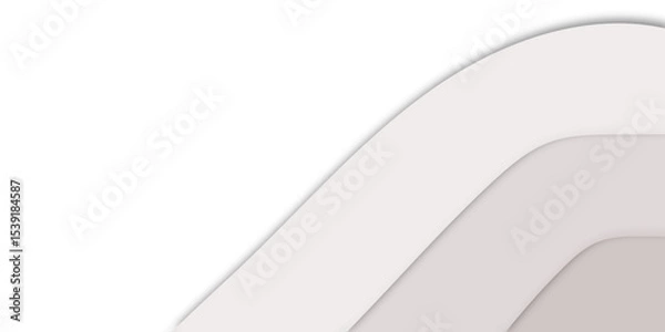 Obraz "Abstract pink waves background with layered soft beige elegant, 3D paper cut style. Minimalist modern design ideal for presentations, websites, posters, or branding visuals"