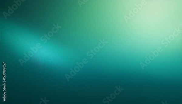 Fototapeta abstract teal green gradient bokeh background website design