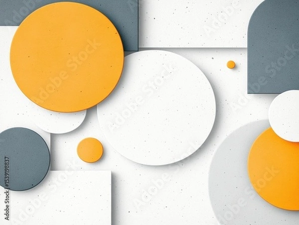 Fototapeta Abstract geometric shapes