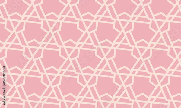 Fototapeta Hexagram Mesh Seamless Pattern -vector eps8