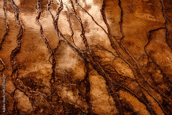 Obraz Caldera pattern in Yellowstone 