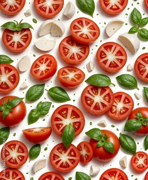 Obraz tomato and cucumber