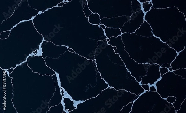 Fototapeta A seamless texture of deep black marble boasting high resolution ideal for backgrounds interior design elements or countertops showcasing its elegant veins and luxurious appearance in a detailed count