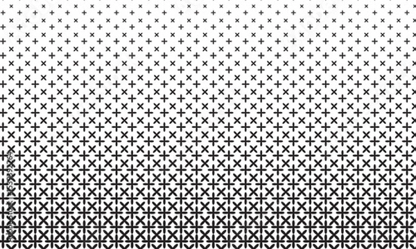 Obraz halftone Monochrome abstract ellipse pattern background