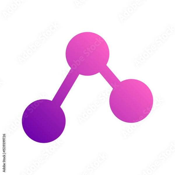 Fototapeta analysis gradient icon
