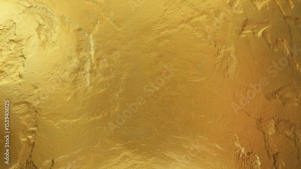 Fototapeta Ai generated image of golden textured background with a luxurious metallic surface