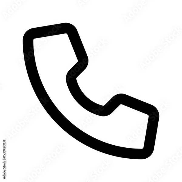 Obraz phone line icon