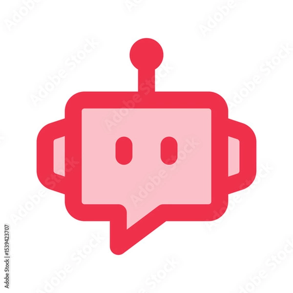 Obraz chatbot outline fill icon