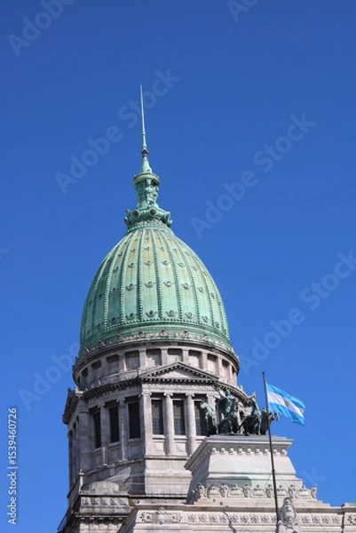 Obraz cupola of Palace of the Argentine National Congress